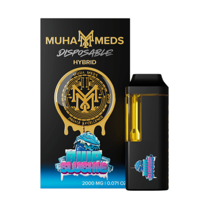 Blue Slushie Muha Meds Disposable Cart