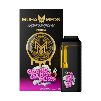 Grand Daddy Purp Muha Meds Disposable Cart