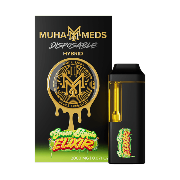 Green Apple Elixir 2G Muha Meds Cart